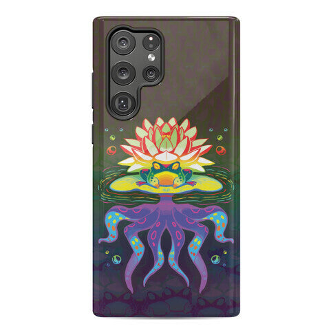 Psychedelic Lily Frog Phone Case